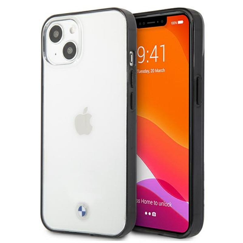 BMW BMHCP13SPCUMRBK Apple iPhone 13 mini hardcase Signature Collection, transparant