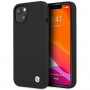 BMW BMHCP13SSILBK Apple iPhone 13 mini hardcase Silicone Signature, zwart
