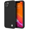 BMW BMHCP13SSILBK Apple iPhone 13 mini hardcase Silicone Signature, zwart