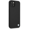 BMW BMHCP13SSILBK Apple iPhone 13 mini hardcase Silicone Signature, zwart