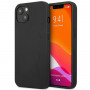 Mercedes-AMG AMHCP14SDOLBK Apple iPhone 14 hardcase Leather Hot Stamped, zwart