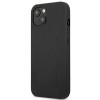Mercedes-AMG AMHCP14MDOLBK Apple iPhone 14 Plus / 15 Plus hardcase Leather Hot Stamped, zwart