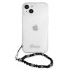 Guess GUHCP13SKPSBK Apple iPhone 13 mini hardcase Black Pearl, transparant