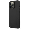 Mercedes-AMG AMHCP14LDOLBK Apple iPhone 14 Pro hardcase, Leather Hot Stamped, zwart