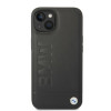 BMW BMHMP14SSLLBK Apple iPhone 14 hardcase, Signature Logo Imprint MagSafe, zwart