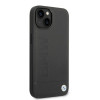 BMW BMHMP14SSLLBK Apple iPhone 14 hardcase, Signature Logo Imprint MagSafe, zwart
