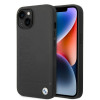 BMW BMHMP14MSLLBK Apple iPhone 14 Plus / 15 Plus hardcase, Signature Logo Imprint MagSafe, zwart