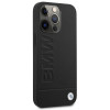 BMW BMHMP14LSLLBK Apple iPhone 14 Pro hardcase, Signature Logo Imprint MagSafe, zwart