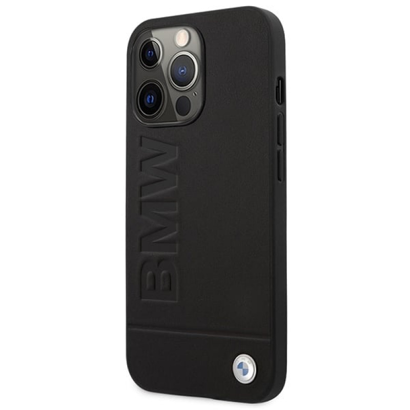 BMW BMHMP14XSLLBK Apple iPhone 14 Pro Max hardcase, Signature Logo Imprint MagSafe, zwart