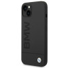 BMW BMHMP14MSLBLBK Apple iPhone 14 Plus / 15 Plus hardcase, Silicone Signature Logo MagSafe, zwart