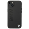 BMW BMHMP14MSLBLBK Apple iPhone 14 Plus / 15 Plus hardcase, Silicone Signature Logo MagSafe, zwart