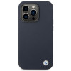 BMW BMHMP14XSILNA Apple iPhone 14 Pro Max hoesje, Silicone Metal Logo MagSafe, marineblauw