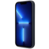 BMW BMHMP14XSILNA Apple iPhone 14 Pro Max hoesje, Silicone Metal Logo MagSafe, marineblauw