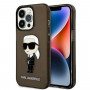 Karl Lagerfeld KLHCP14XHNIKTCK Apple iPhone 14 Pro Max hardcase, Ikonik Karl, zwart