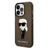 Karl Lagerfeld KLHCP14XHNIKTCK Apple iPhone 14 Pro Max hardcase, Ikonik Karl, zwart