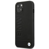 BMW BMHCP14MSLLBK Apple iPhone 14 Plus / 15 Plus hoesje, Leather Stamp, zwart