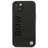 BMW BMHCP14MSLLBK Apple iPhone 14 Plus / 15 Plus hoesje, Leather Stamp, zwart