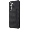 Mercedes-AMG AMHCS23SBLSCA Carbon Stripe & Embossed hardcase voor Samsung Galaxy S23 (S911), zwart