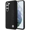 BMW BMHCS23M22RDPK Leather Textured & Stripe hardcase voor Samsung Galaxy S23+ (S916), zwart