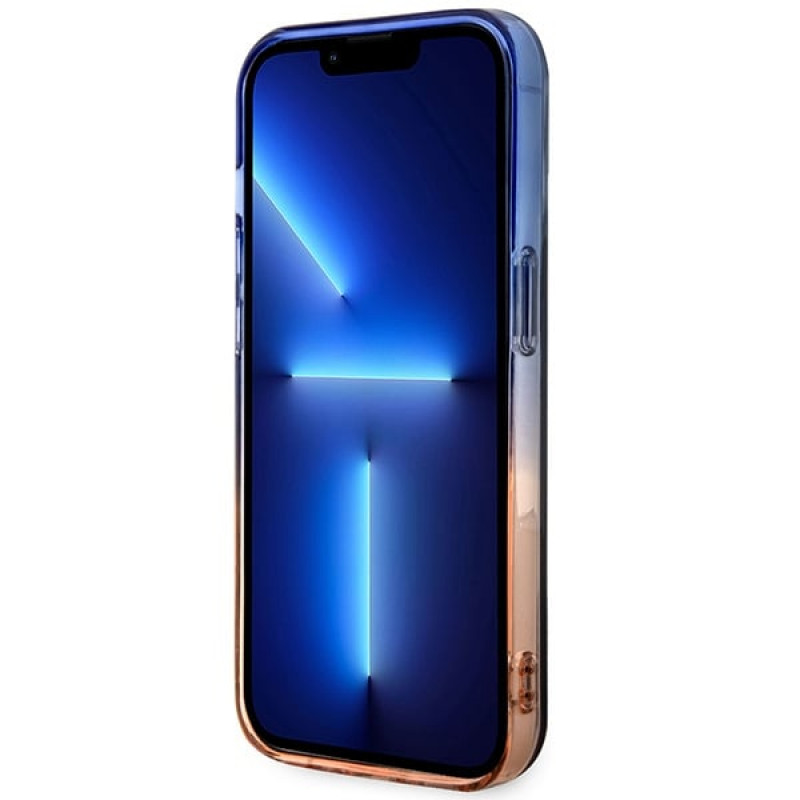 BMW BMHMP14XHTGE Gradient Bumper hardcase voor Apple iPhone 14 Pro Max, grijs, MagSafe