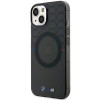BMW BMHMP14SHGPK Pattern MagSafe hardcase voor Apple iPhone 14, grijs