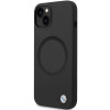 BMW BMHMP14SSILBK2 Signature Liquid Silicone MagSafe-hoesje voor Apple iPhone 14, zwart