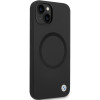 BMW BMHMP14SSILBK2 Signature Liquid Silicone MagSafe-hoesje voor Apple iPhone 14, zwart