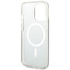 Guess GUHMP13LH4STW 4G MagSafe-hardcase voor Apple iPhone 13 Pro, bruin