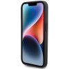BMW BMHCP15X22RQDK Leren gewatteerde hoes voor Apple iPhone 15 Pro Max, zwart
