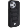 BMW BMHCP15X22RPSK Leather Seats Pattern hardcase voor Apple iPhone 15 Pro Max, zwart