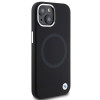 BMW BMHMP15SSILBK2 Signature Liquid Silicone MagSafe-hoesje voor Apple iPhone 15, zwart