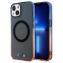 BMW BMHMP15MHTGE Gradient Bumper MagSafe hardcase voor Apple iPhone 15 Plus / 14 Plus, grijs