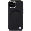 BMW BMHMP15MSILBK2 Signature Liquid Silicone MagSafe-hoesje voor Apple iPhone 15 Plus / 14 Plus, zwart