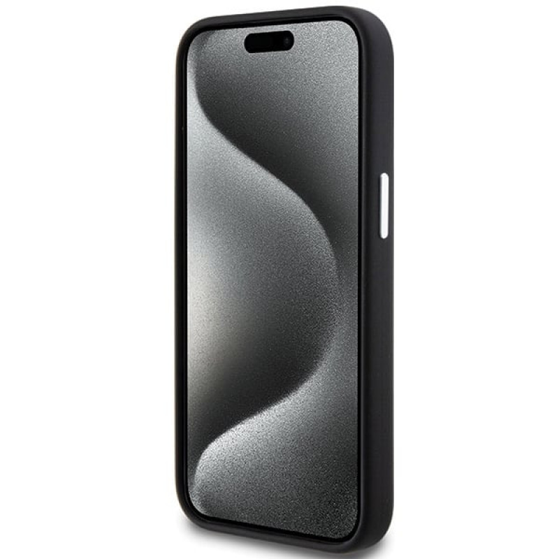 BMW BMHMP15MSILBK2 Signature Liquid Silicone MagSafe-hoesje voor Apple iPhone 15 Plus / 14 Plus, zwart