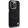 BMW BMHMP15XSILBK2 Signature Liquid Silicone MagSafe-hoesje voor Apple iPhone 15 Pro Max, zwart