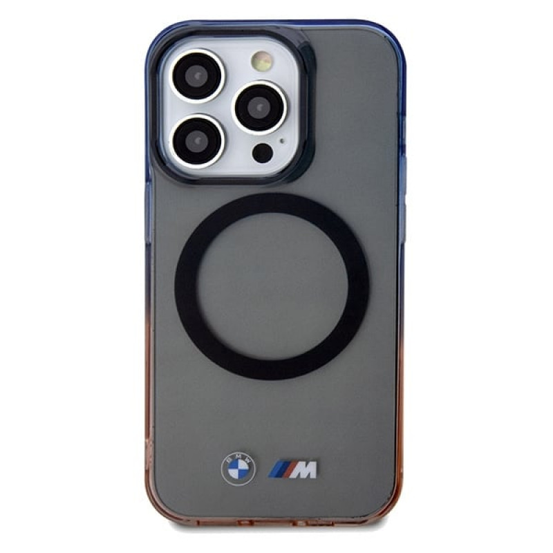 BMW BMHMP15XHTGE Gradient Bumper MagSafe hardcase voor Apple iPhone 15 Pro Max, grijs