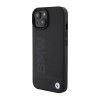 BMW BMHMP15SSLLBK Signature Logo Imprint MagSafe hardcase voor Apple iPhone 15, zwart