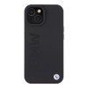 BMW BMHMP15SSLLBK Signature Logo Imprint MagSafe hardcase voor Apple iPhone 15, zwart