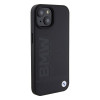 BMW BMHMP15SSLLBK Signature Logo Imprint MagSafe hardcase voor Apple iPhone 15, zwart