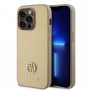 Guess GUHCP15LPS4DGPD PU 4G Strass Metal Logo-hoesje voor Apple iPhone 15 Pro, goud