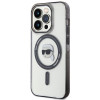 Karl Lagerfeld KLHMP15LHKHNOTK IML Karl's Head MagSafe-hardcase voor Apple iPhone 15 Pro, transparant