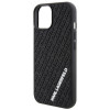 Karl Lagerfeld KLHCP15S3DMKRLK 3D Rubber Multi Logo hardcase voor Apple iPhone 15, zwart