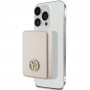 Guess GUPBM3AL4DMD Powerbank 3000 mAh, 5 W, MagSafe 4G Strassed Metal Logo, goud