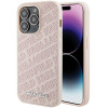 Karl Lagerfeld KLHCP15XPQKPMP Quilted K Pattern-hardcase voor Apple iPhone 15 Pro Max, roze