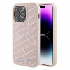 Karl Lagerfeld KLHCP15XPQKPMP Quilted K Pattern-hardcase voor Apple iPhone 15 Pro Max, roze