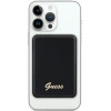 Guess GUPBM3ALGSGK Powerbank 3000 mAh, 5 W, MagSafe Metal Script Logo, zwart