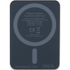 Guess GUPBM3ALGSGK Powerbank 3000 mAh, 5 W, MagSafe Metal Script Logo, zwart