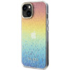 Guess GUHCP15SHDECMI IML Faceted Mirror Disco Iridescent hardcase voor Apple iPhone 15, multicolor