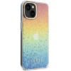Guess GUHCP15SHDECMI IML Faceted Mirror Disco Iridescent hardcase voor Apple iPhone 15, multicolor