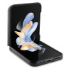 BMW BMHCZF5SLLBK Leather Hot Stamp hardcase voor Samsung Galaxy Z Flip5, zwart